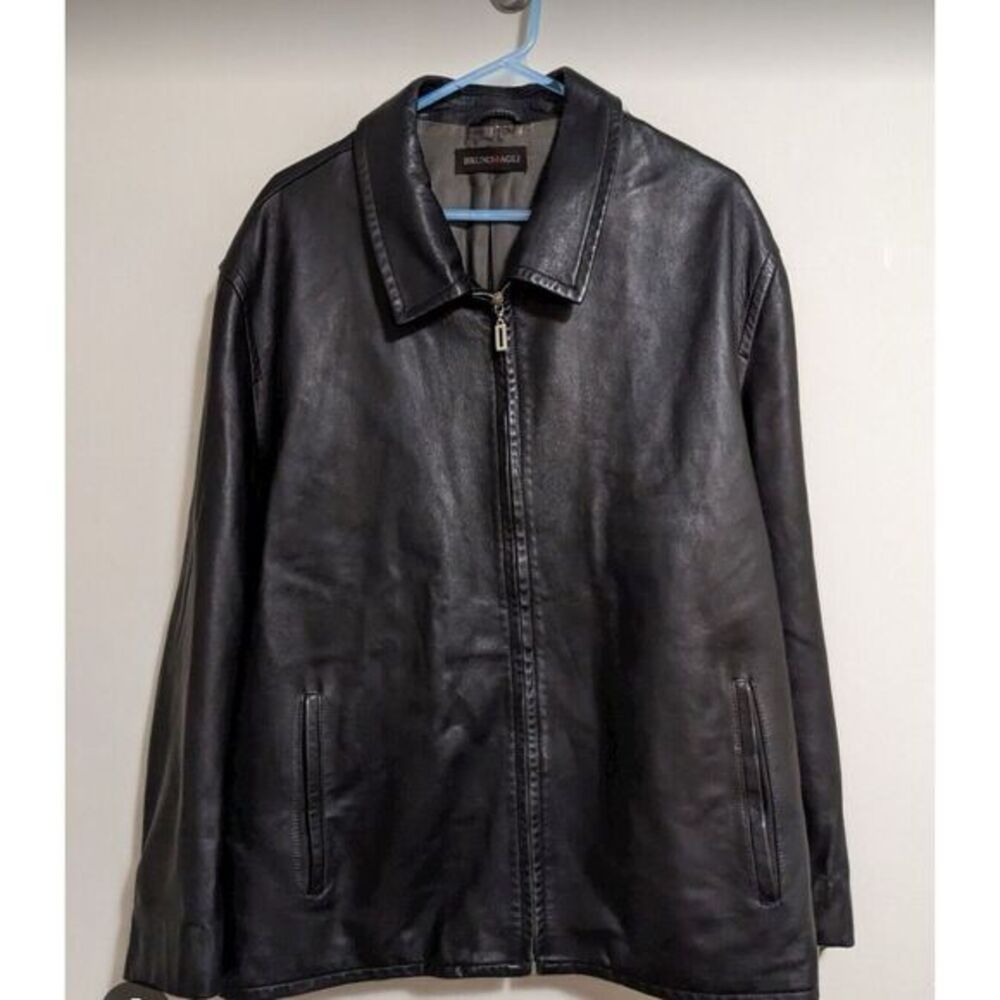 Bruno Magli men's leather jacket‎ size 42